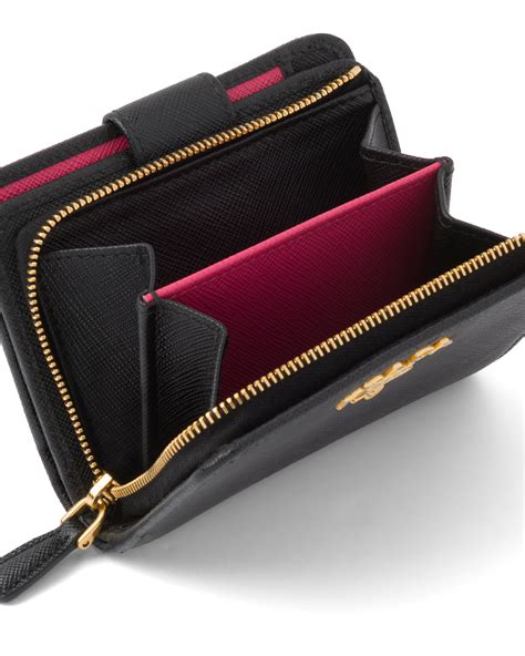 prada thin wallet|prada saffiano wallet.